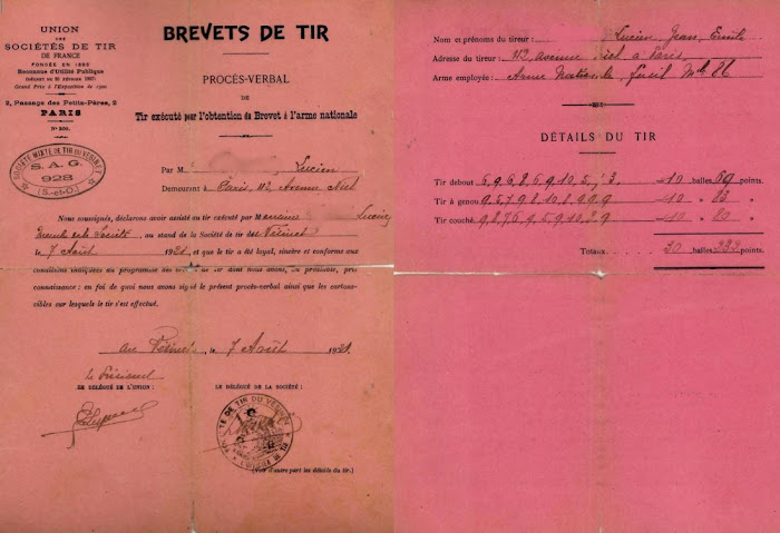 Brevet de tir de 1921